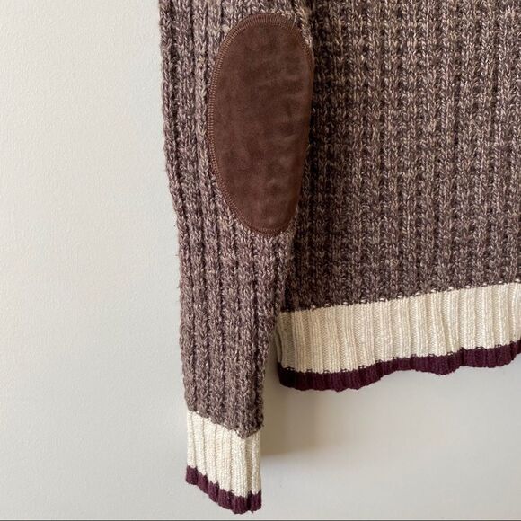 Vintage Roots-Wool Blend Elbow Patch Sweater - Picture 3 of 13